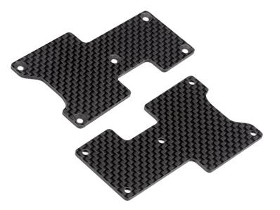 Renforts de triangles AR en carbones (2) HB RACING