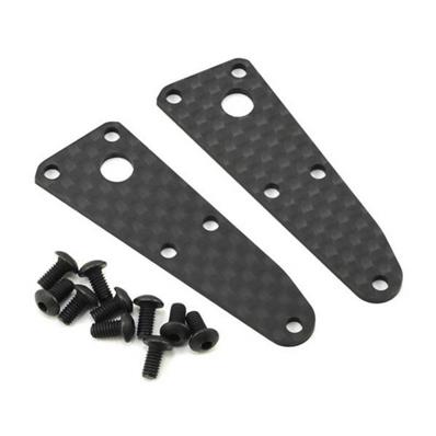 Renforts de triangles avant supérieurs carbone 1.5mm (2)
