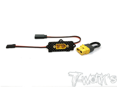 Commutateur style "XT60" pour réception RC8 B3.1 (le set) T-Work's