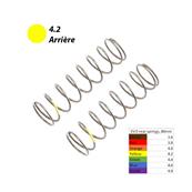 Ressorts 16mm arrières EVO 4.2 jaunes (2) 8B 4.0 LOSI