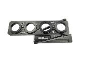 Support pliable pour remplissage d'amortisseurs 1/10-1/8e Alu/carbone WS-LINE