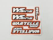 Stickers WSLine / Wartelle Shop 75x75 (différentes couleurs) WS-LINE