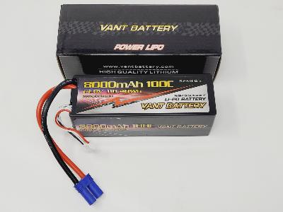 ACCU Lipo 8000 mAh 100C 14.8V 4S EC5 VANT Battery