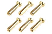 Prises PK Mâles 4.0mm 90° (6) CORALLY
