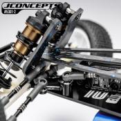 UK-RC10 1989 Stealth, Aluminum Steering Bellcranks, Set BLACK JCONCEPTS