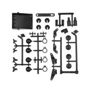 RC10 Classic Steering Blocks, Rear Hubs And Accessory Parts, Black TEAM-ASSOCIATED