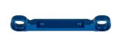 Upper Link Mount, angled, blue aluminum RC8B4.1/E  TEAM-ASSOCIATED