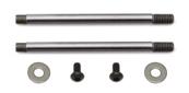 Tiges d'amortisseurs avants 3x23mm chrome V2 Associated