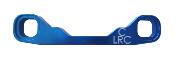 Cale aluminium "C" bleue (avant/avant) TEAM-ASSOCIATED