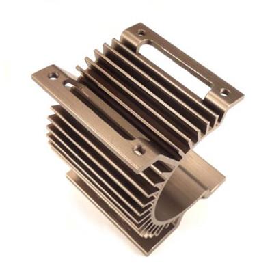 CNC aluminium motor heat sink HOBAO RACING