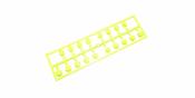 Bagues de suspension Inferno MP11 - jaunes MP11 KYOSHO