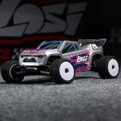 1/28 Micro-T 2S 2WD RTR Race Buggy (Battery & Charger Included), Silver LOSI