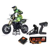 1/4 Promoto-SM FXR Supermoto Motorcycle RTR (Batterie et chargeur inclus), White LOSI