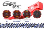 POCS400B EMBRAYAGE COMPLET 4pts 34mm V3 ROUGE OPTIMA