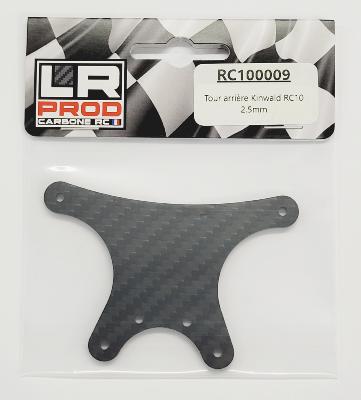 Tour arriere Carbone 2.5mm "Kinwald" pour RC10 LR PROD