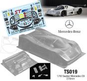 Carrosserie 1/10e SAUBER MERCEDES C9 (non peinte) TEAM C