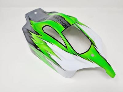 Carrosserie VSE Blanc/vert/Gun métal peinte pour VSE HOBAO RACING