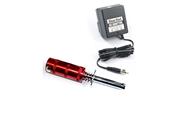 Chauffe bougie avec vumètre + accu 1800 + chargeur mural FASTRAX
