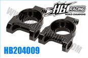 Porte fusées arrières aluminium (2) HB RACING