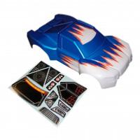 Carrosserie peinte Hyper 10SC (bleue) avec stickers HOBAO RACING