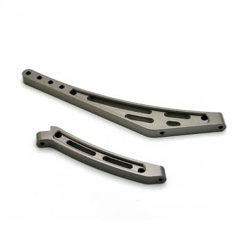 Renfort de chassis alu. CNC F/R HOBAO RACING