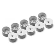 Jantes AR 12mm 2WD-4WD blanches - IFMAR - HARD (10) - XRAY