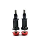 Fixations supérieures d'amortisseurs +5mm ergal 7075 T6 (2) pour S35-3/S35-3E/S35-GT RC-PROJECT