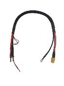 Câble de charge 2S 10AWG PK 5MM pour sortie chargeur XT60  lg:45cms RC-DISCHAGER