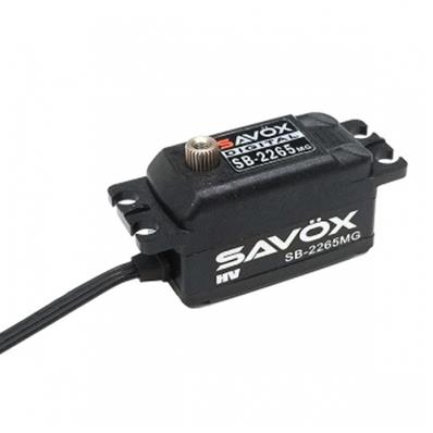 Servo low-profile "black edition" 2265MG SAVÖX