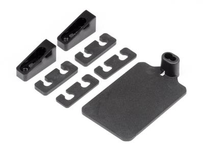 Supports servo et récepteur HB RACING