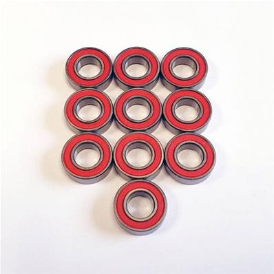 Set de Roulements 8x16x5mm étanches rouges (10) SWORKZ