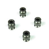 Pivot balls (6.8mm, flanged, outside camber aluminium) (4) TEKNO-RC