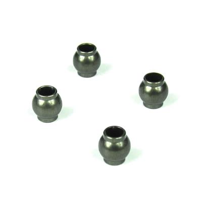 Pivot balls (5.8mm, no flange, brake/steering linkage, aluminum, 4pcs)