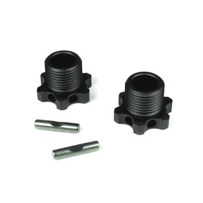 Hexagones de roues allégés aluminium 17mm TEKNO-RC