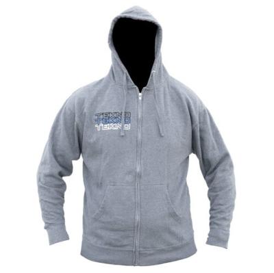 Sweat à Capuche Zippé "HOODIE" gris TEKNO-RC