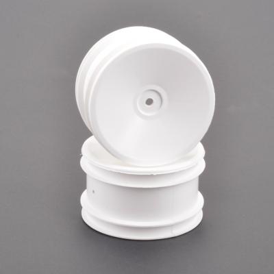 Jantes 2.2 arriere 2WD/4WD pleine blanches hex. 9/16 (2) SCHUMACHER