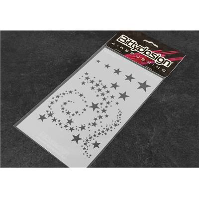 POCHOIR VINYLE STARS V2 BITTYDESIGN