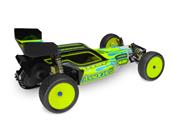 Carrosserie non-peinte "Detonator" pour Associated RC10 Worlds car + aileron 6.5 J-CONCEPTS