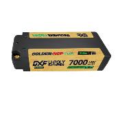 Lipo Batterie 2S 7.6V MIDDLE 7000mAh 150C Gold-NGP 5mm avec cordon DEAN DXF-POWER