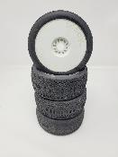 PNEUS NAPOLI GOMME CLAY MONTÉS SUR JANTES BLANCHES (4) - 10% D'USURES HOTRACE