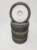 PNEUS AMAZZONIA GOMME CLAY MONTÉS SUR JANTES BLANCHES (4) - 5% D'USURES HOTRACE