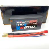 Accu Lipo shorty 5600 100C 2S 7.6v HV (prise PK 5mm) 2S2P WS-LINE