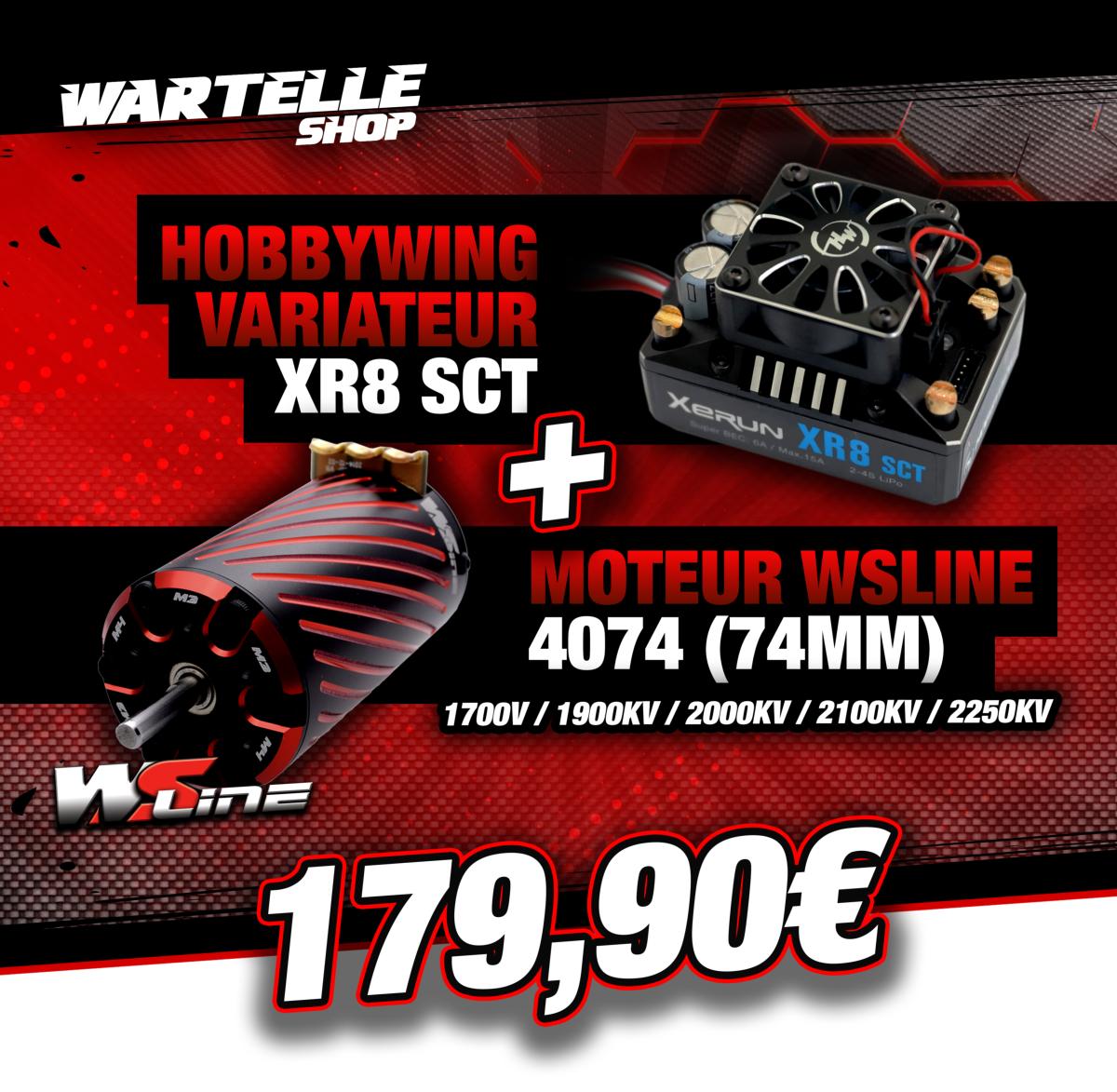 Moteur Brushless 3670 2150KV + ESC 120A Pour Voiture RC 1/8 - Haute Performance Avec Refroidissement