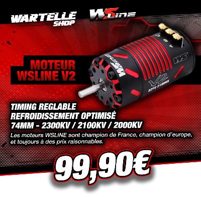 Nouveau Moteur 1/8eme brushless 4274 V2 2023 WS-LINE