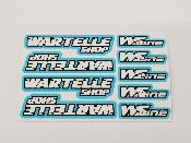 Stickers Wartelle Shop/ WSLine 71x45(différentes couleurs)