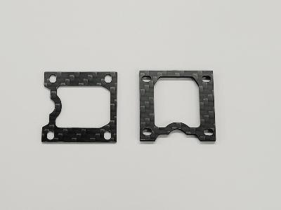 Rehausse cellule Carbone arrière 1 et 2 mm LR PROD