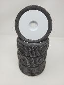 PNEUS WS01 GOMME 25N MONTÉS SUR JANTES BLANCHES (4) - 5% D'USURES WS LINE