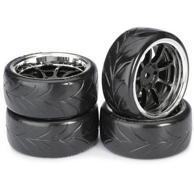 Pneus Drift-profile "A" (jantes black/chrome, 9 bâtons) ABSIMA