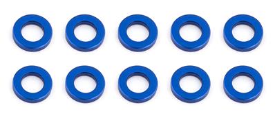 Rondelles aluminiums bleues 5.5 x 1.1mm (10) TEAM-ASSOCIATED