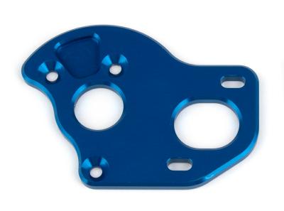 Plaque moteur aluminium bleue Laydown TEAM-ASSOCIATED